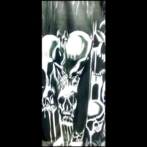 Garment One NEW Plus Size detailed SKULL & BONES MIDI DRESS Or Sweatshirt 3X - Picture 9 of 15